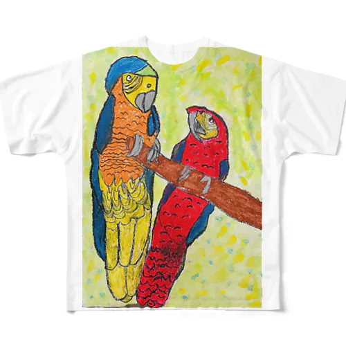 Mr.parrot フルグラフィックTシャツ