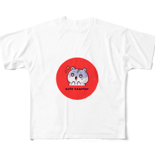 Cute Hamsters Autumn in Japan All-Over Print T-Shirt