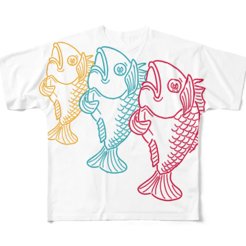 メデタイ！ All-Over Print T-Shirt