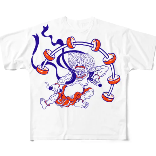 雷神さん All-Over Print T-Shirt