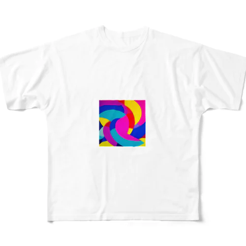 色鮮やかおしゃれアート All-Over Print T-Shirt