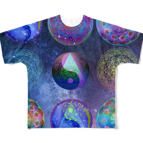 母星回帰曼荼羅スペシャル All-Over Print T-Shirt