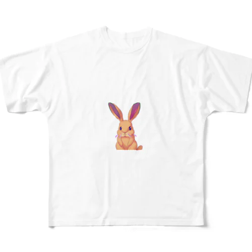 異世界アニメ系うさぎ All-Over Print T-Shirt