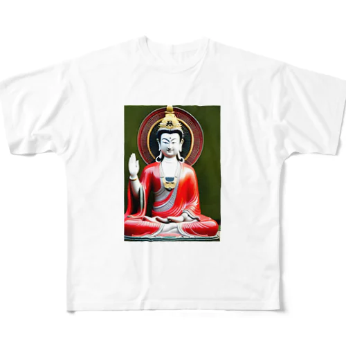 妙法蓮華経観世音菩薩普問品 All-Over Print T-Shirt