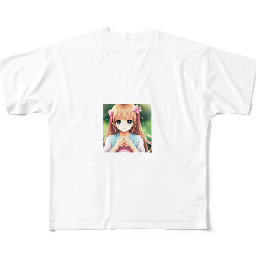 乃木坂のような女子アイドルなりたい優芽子 フルグラフィックTシャツ