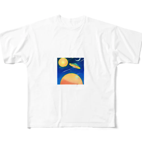 Moonlit Night フルグラフィックTシャツ