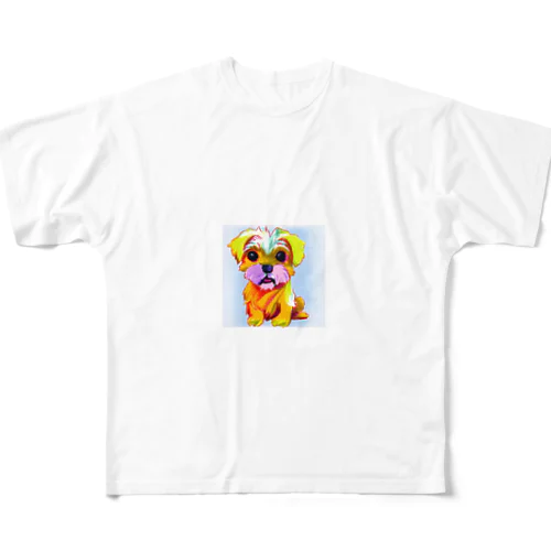 可愛いマルチーズグッズ All-Over Print T-Shirt