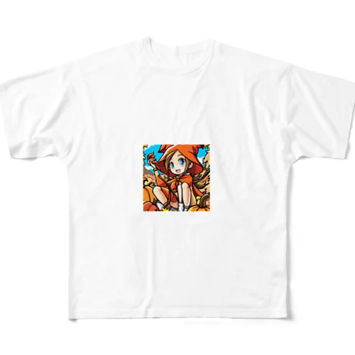 魔法少女はるか All-Over Print T-Shirt