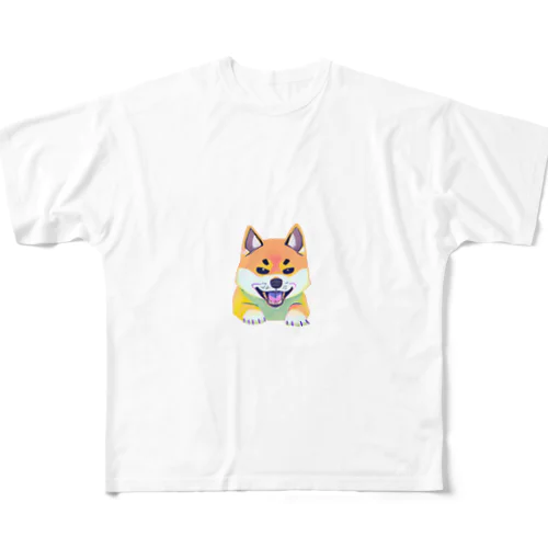 かっこいい柴犬くん All-Over Print T-Shirt