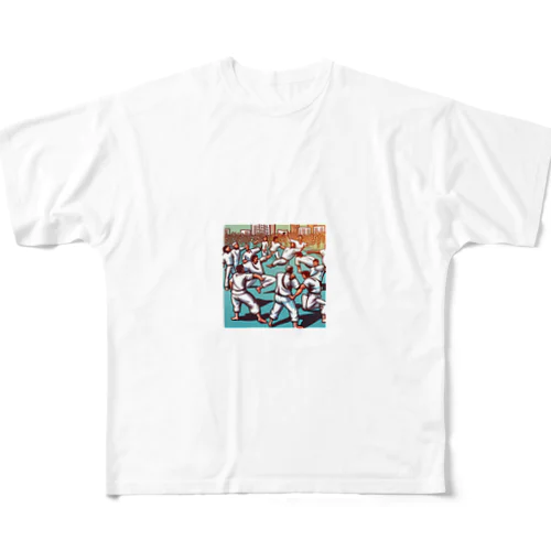 カプエラ All-Over Print T-Shirt