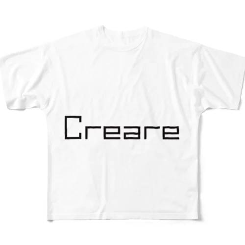 クレアーレ　シンプルロゴ All-Over Print T-Shirt