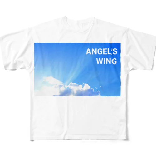 天使の羽！ ANGEL’S  WING フルグラフィックTシャツ