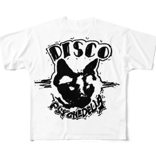 disco psychedelia フルグラフィックTシャツ