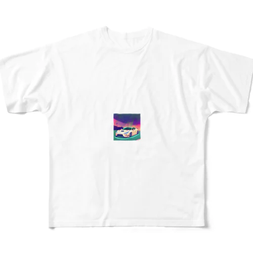 スポーツカーNYM All-Over Print T-Shirt