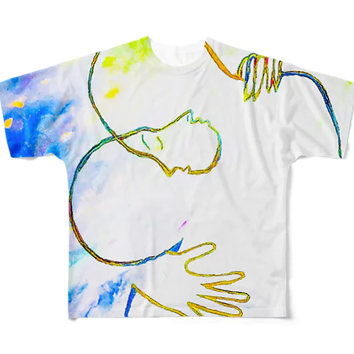 Ananda World  愛で包む All-Over Print T-Shirt