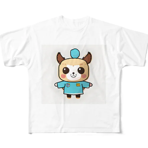 カンフードッグくん フルグラフィックTシャツ