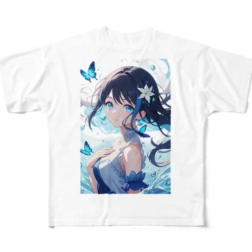 ミクミク フルグラフィックTシャツ