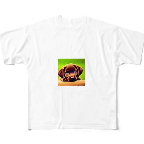 チョコラブ君 フルグラフィックTシャツ