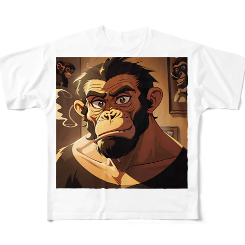 退屈な類人猿のNFT フルグラフィックTシャツ