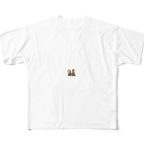 さとみ＆クリス All-Over Print T-Shirt