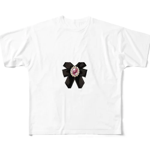 ゴシックリボン All-Over Print T-Shirt