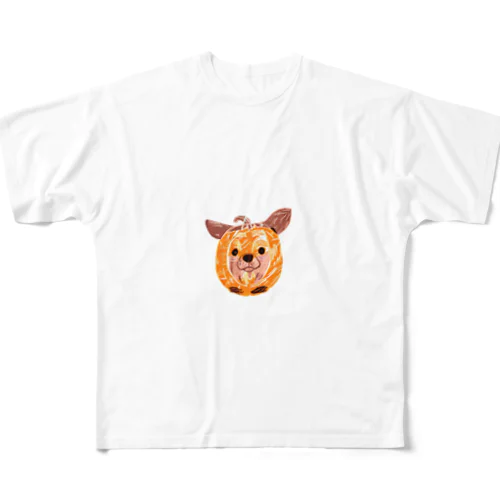 カボチャの宝探し：チワワの大冒険 All-Over Print T-Shirt