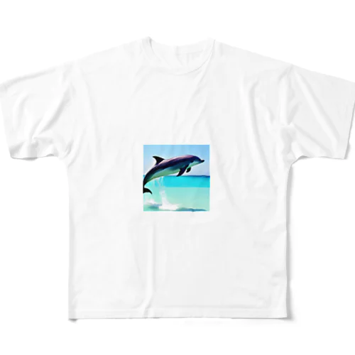 ドルフィン All-Over Print T-Shirt