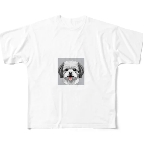 かわいい犬 All-Over Print T-Shirt