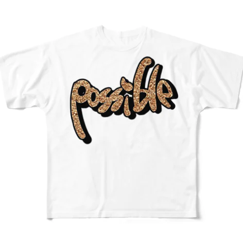 カーペット風　possible　 All-Over Print T-Shirt