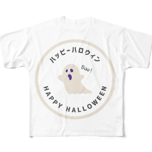 ハッピーハロウィン All-Over Print T-Shirt