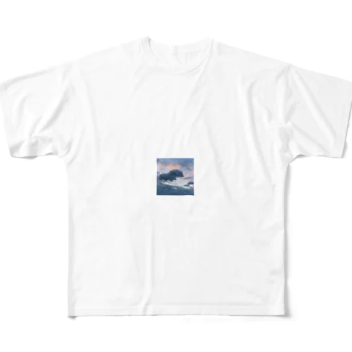 自然アート フルグラフィックTシャツ