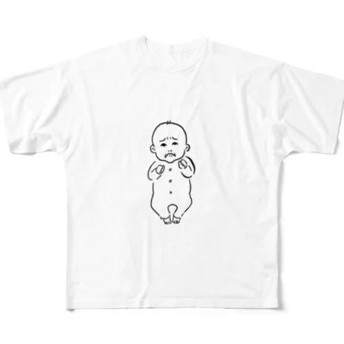 べーべーぐちりょうちゃん フルグラフィックTシャツ