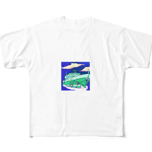 かっこいい🚢 All-Over Print T-Shirt
