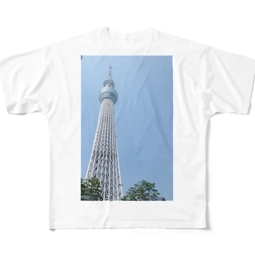 TOKYO SKYTREE All-Over Print T-Shirt