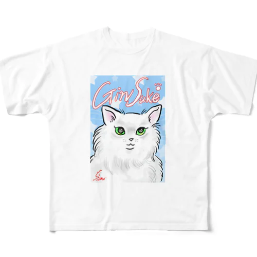 茶助 All-Over Print T-Shirt