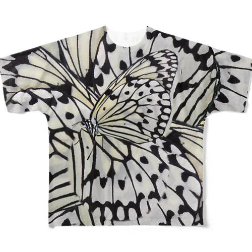 オオゴマダラデザイン　蝶デザイン All-Over Print T-Shirt