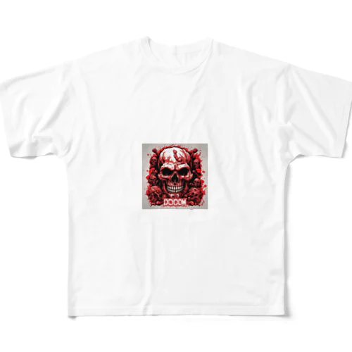 オリジンDOOM All-Over Print T-Shirt