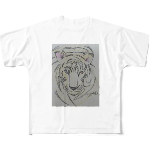 虎とら フルグラフィックTシャツ