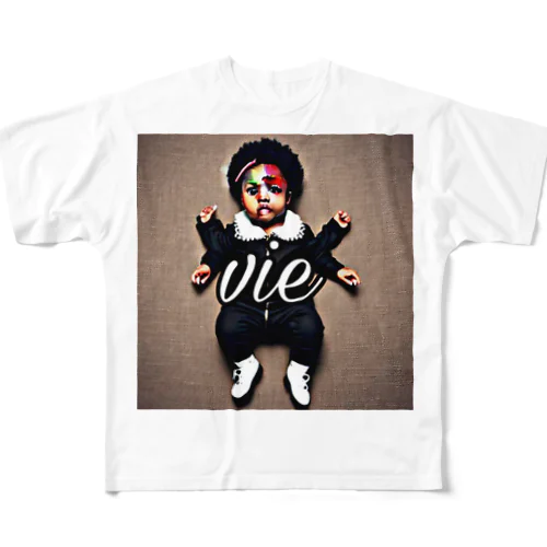 BLACK_BABY All-Over Print T-Shirt