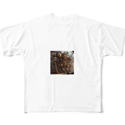 スチームパンクのロボット工場 All-Over Print T-Shirt