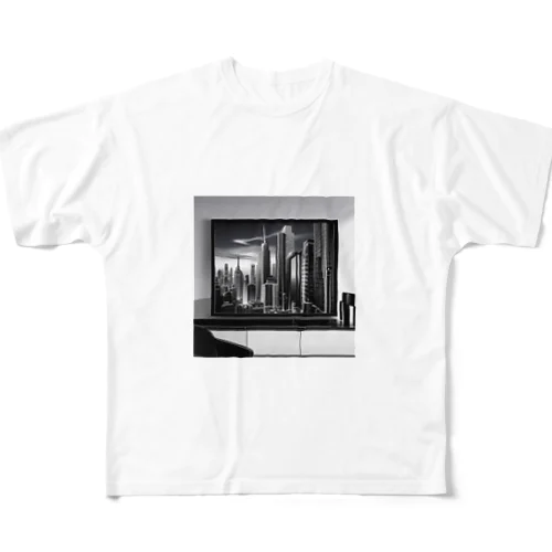 UrbanEcho（都市のこだま） フルグラフィックTシャツ