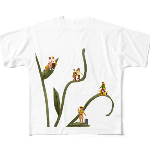 木の上の小人たち フルグラフィックTシャツ