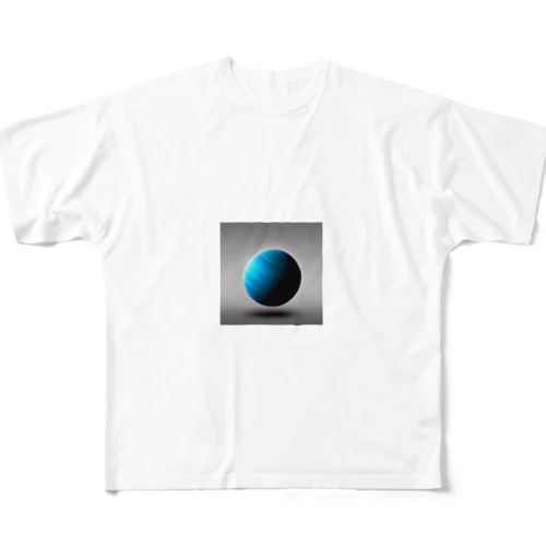青い玉？すいせい？ All-Over Print T-Shirt