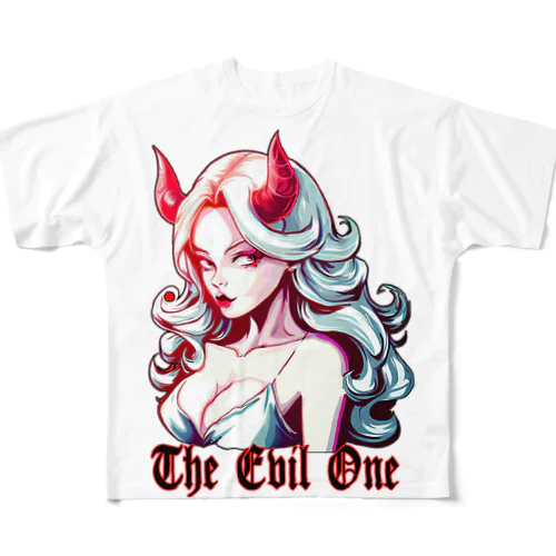 the Evil One　美しき悪魔 All-Over Print T-Shirt