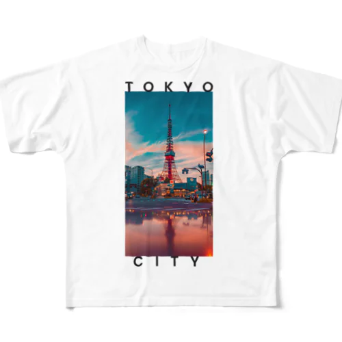 TOKYO CITY フルグラフィックTシャツ