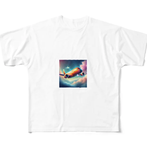 幻想飛行機 All-Over Print T-Shirt