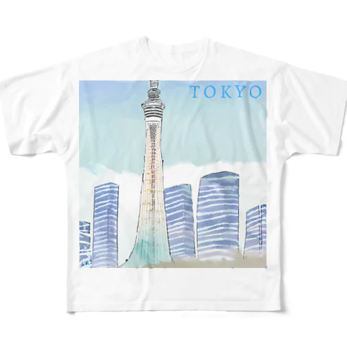 東京_02 All-Over Print T-Shirt