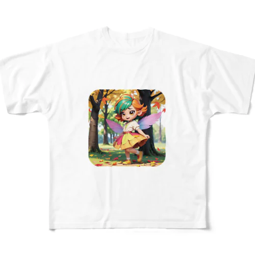 秋が来たね！ All-Over Print T-Shirt