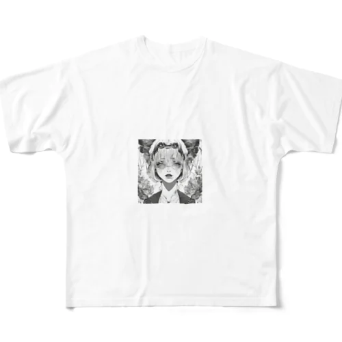 大人lady All-Over Print T-Shirt