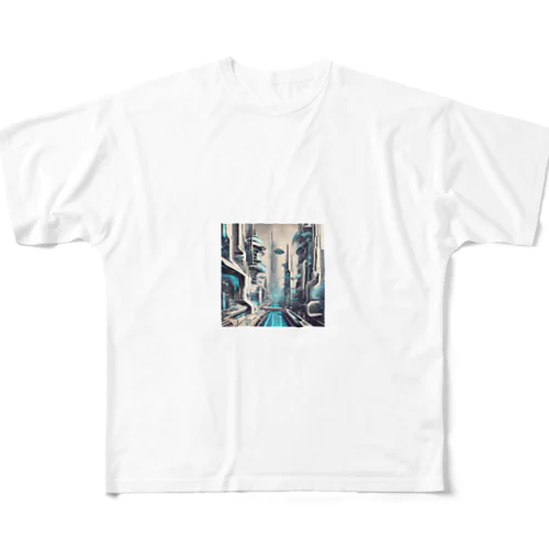 未來都市 All-Over Print T-Shirt